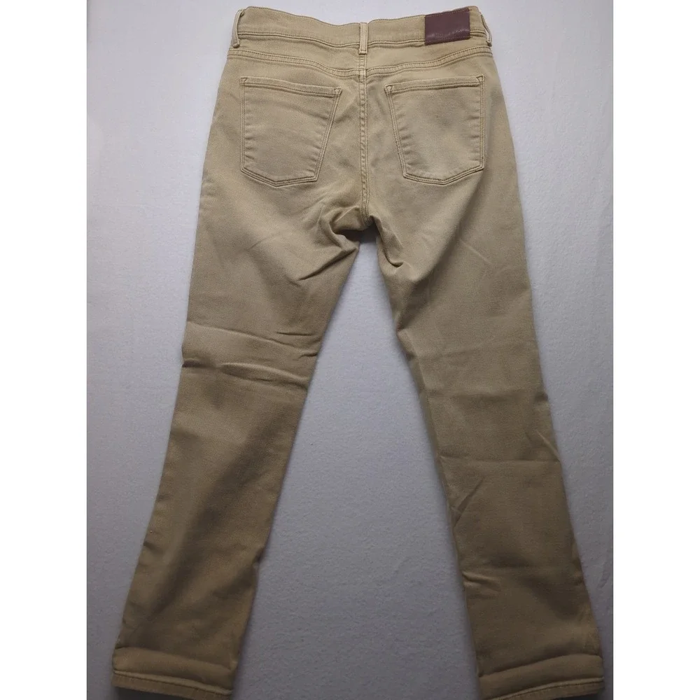 Mott Bow Jeans Mens 30x30 Khaki Straight Mercer Stretch Casual Denim